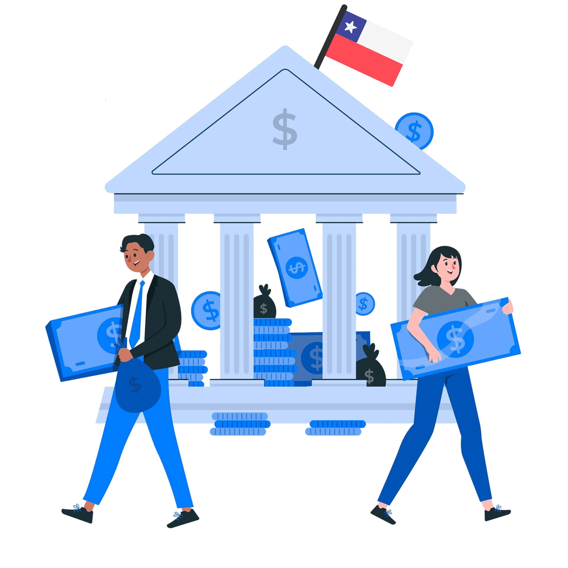 bancos de todo el pais